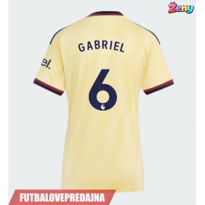 Lacne Ženy Futbalové dres Arsenal Gabriel Magalhaes #6 2026-27 Krátky Rukáv - Tretina